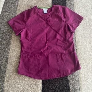 Scrubstar burgundy scrub